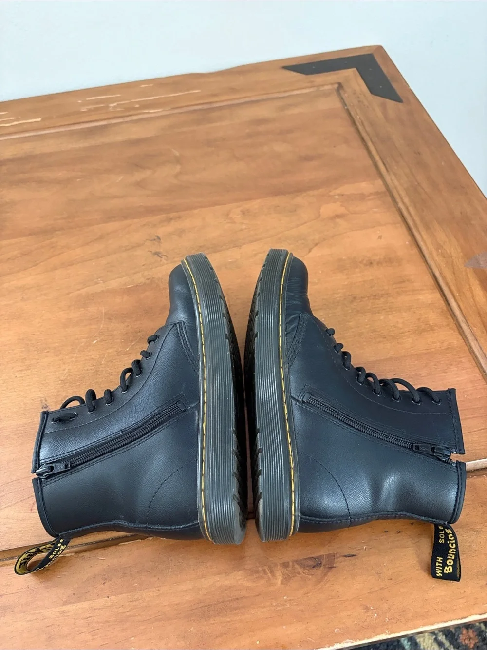 Dr. Martens Black Zavala Combat Boots  Size 5